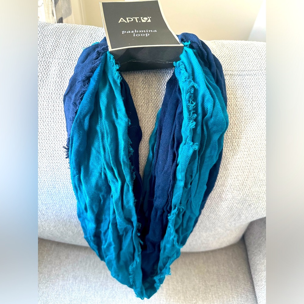 Apt. 9 Blue Two-Tone Infinity Scarf